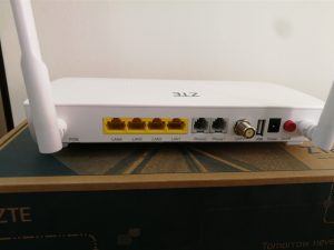 ZTE F668 FTTH 4ge 2 pot wifi 1 usb ftth onu ont 