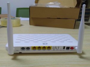 ZTE ZXHN F609 FTTH YCICT ZTE ZXHN F609 FTTH PREȚ ȘI SPECIFICAȚII NOU ȘI ORIGINAL 4GE 1POTS 1USB WiFi ZTE ONU Router Modem