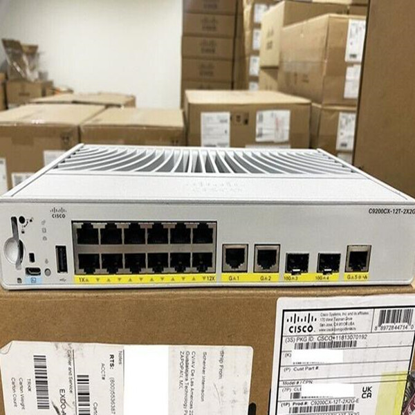 Cisco C9200CX-12T-2X2G-A qiimaha ycict