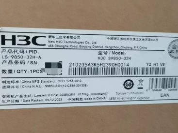 ราคาสวิตช์ H3C LS-6850-56H ข้อมูลจำเพาะ และข้อมูลบรรจุภัณฑ์