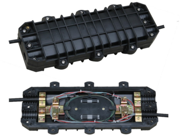 Fiber Optic Splice Enclosure Horizontal Type 2 In 2 Out 24 Core TOPOLOGY