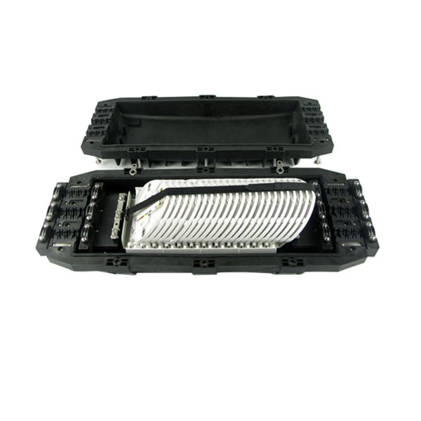 Fiber Optic Splice Enclosure Horizontal Type 2 In 2 Out outdoor use