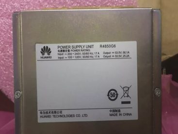 Huawei R4850G6 पावर मॉड्यूल स्टिकर अच्छी स्थिति में है