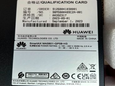 Huawei SmartAX MA5801-GP08-H3